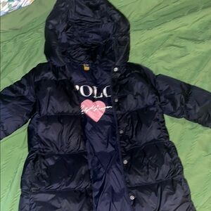 Polo by Ralph Lauren Kids Dark Blue Puffer Coat